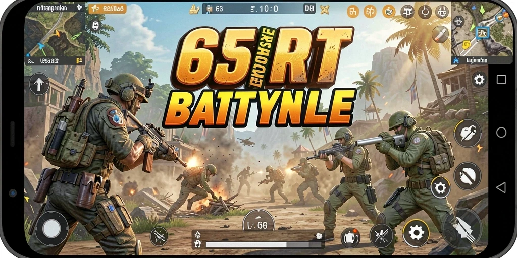 Gameplay intens di 6RT dengan aksi Battle Royale.