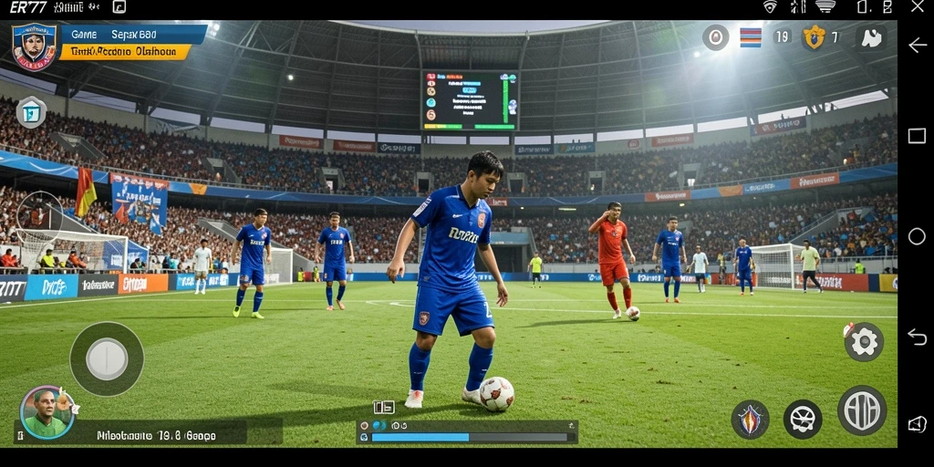 Tampilan menarik dari gameplay <strong>ER777</strong> yang menyajikan aksi sepak bola seru.