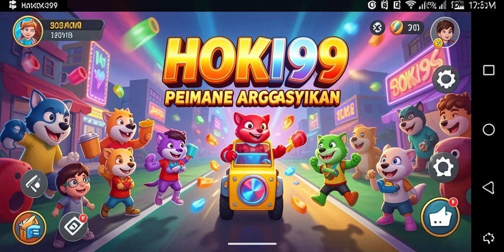 Screenshot permainan Arcade HOKI99 yang seru dan menantang.