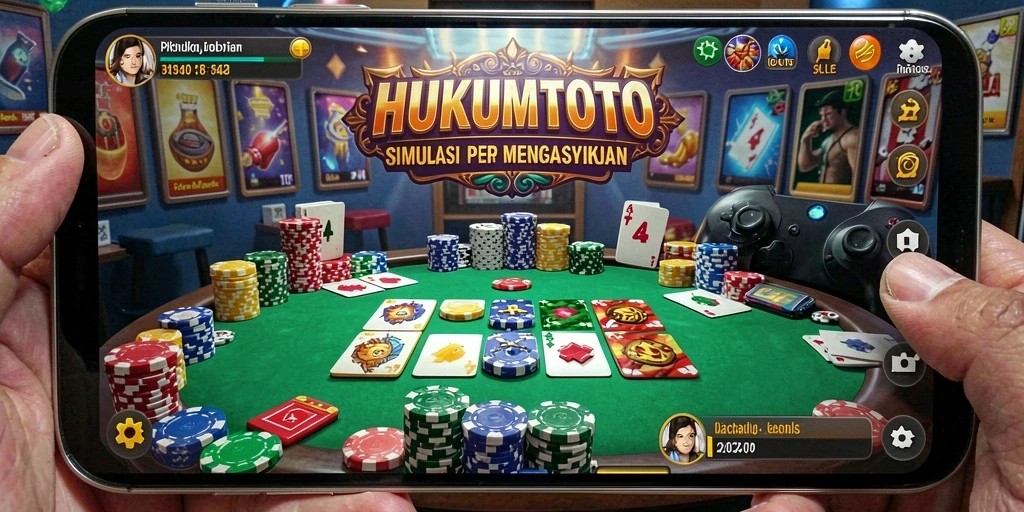 Screenshot HUKUMTOTO menampilkan aksi permainan simulasi yang mendebarkan.