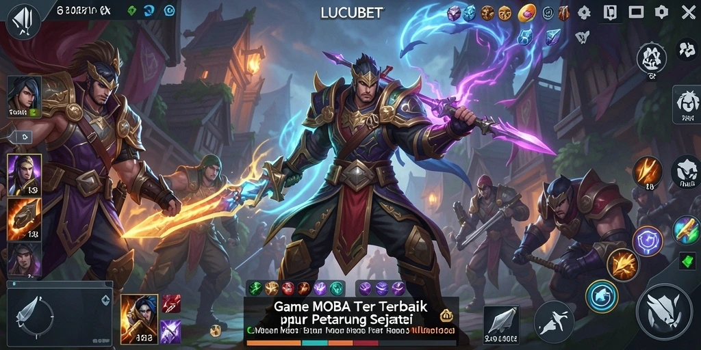 Tampilan gameplay seru dari LUCUBET yang penuh aksi.