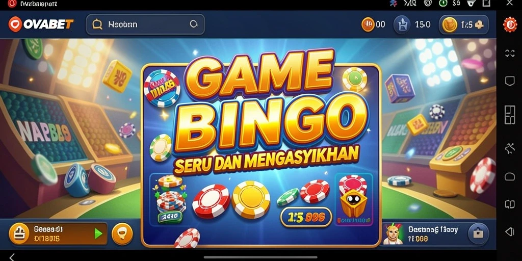 Screenshot gameplay OVABET yang menampilkan keseruan bermain Bingo.