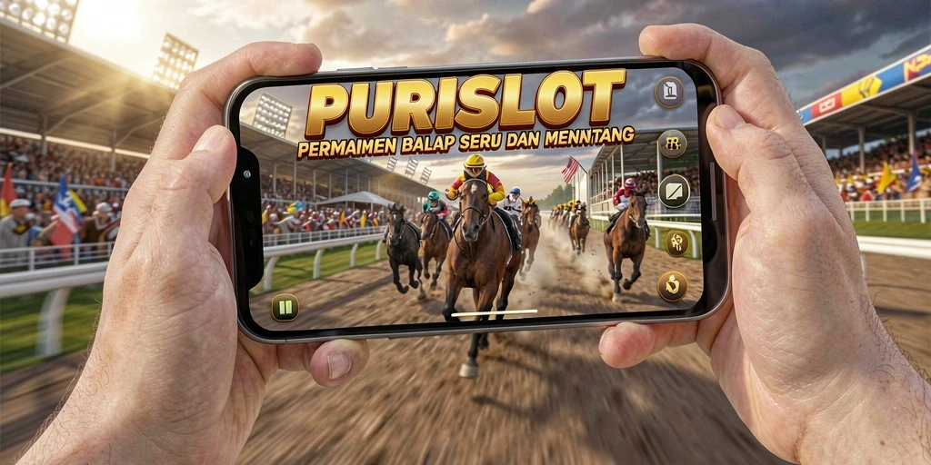 Tampak seru saat pemain beradu cepat dalam balapan PURISLOT.
