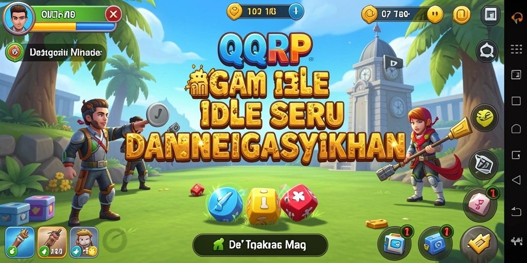 Gambaran aktivitas gameplay QQRP yang menarik dan interaktif.
