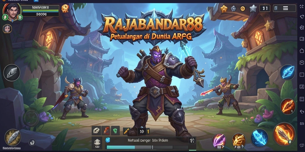Tampilkan aksi seru dalam permainan ARPG RAJABANDAR88.