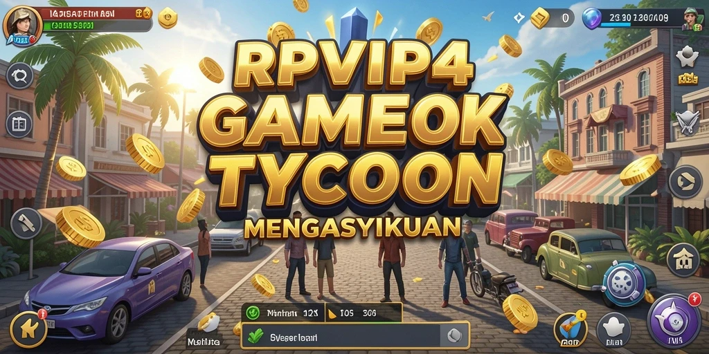 Tampilan gameplay Tycoon RPVIP4 yang menarik dan interaktif.