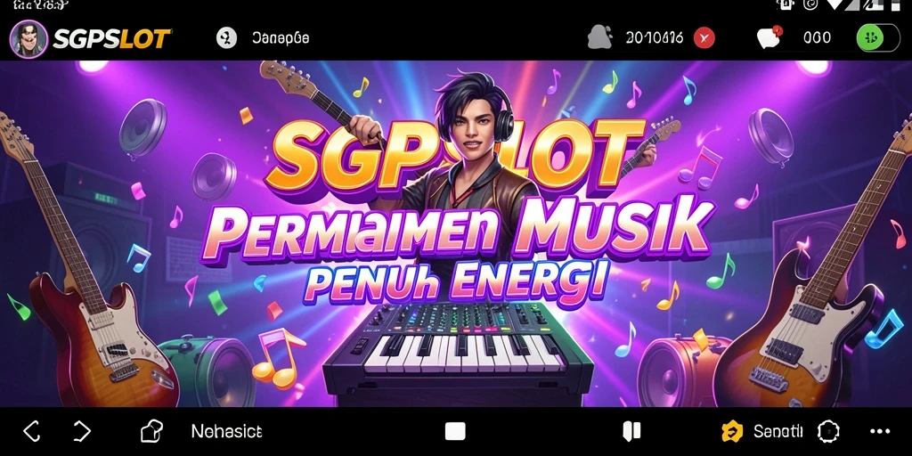 Tampilan gameplay SGPSLOT yang menarik dengan berbagai pilihan lagu.