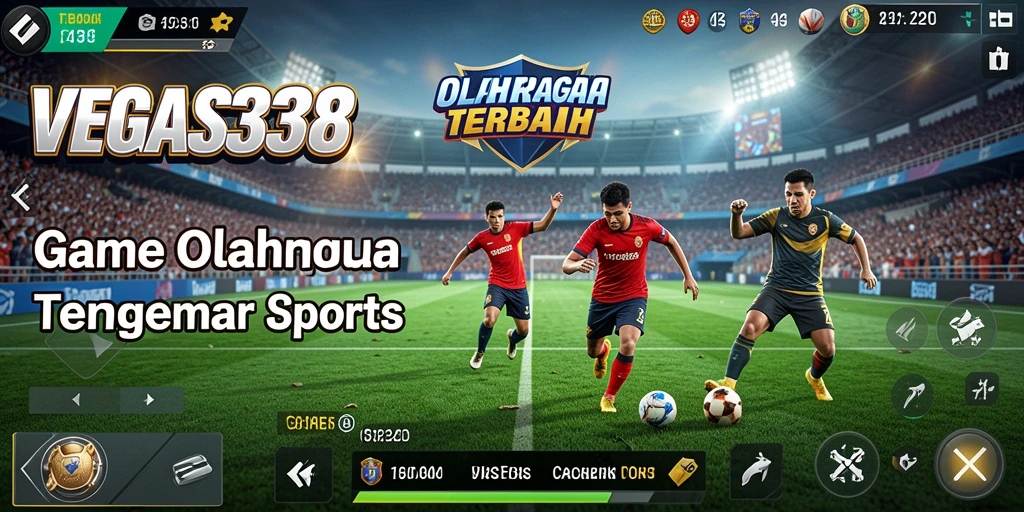 Tampilan gameplay menarik dari VEGAS338 dengan suasana olahraga yang nyata.