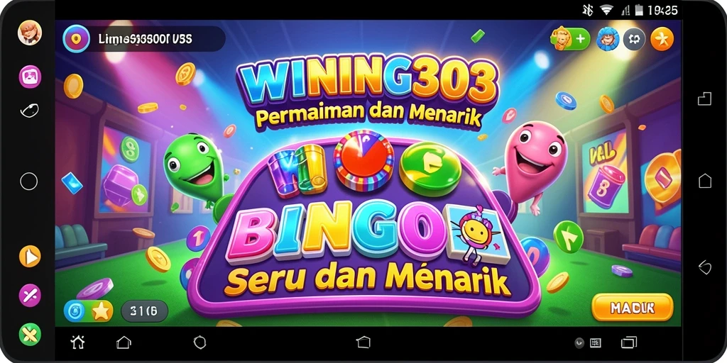 Tampilan gameplay Bingo yang mendebarkan di WINNING303.