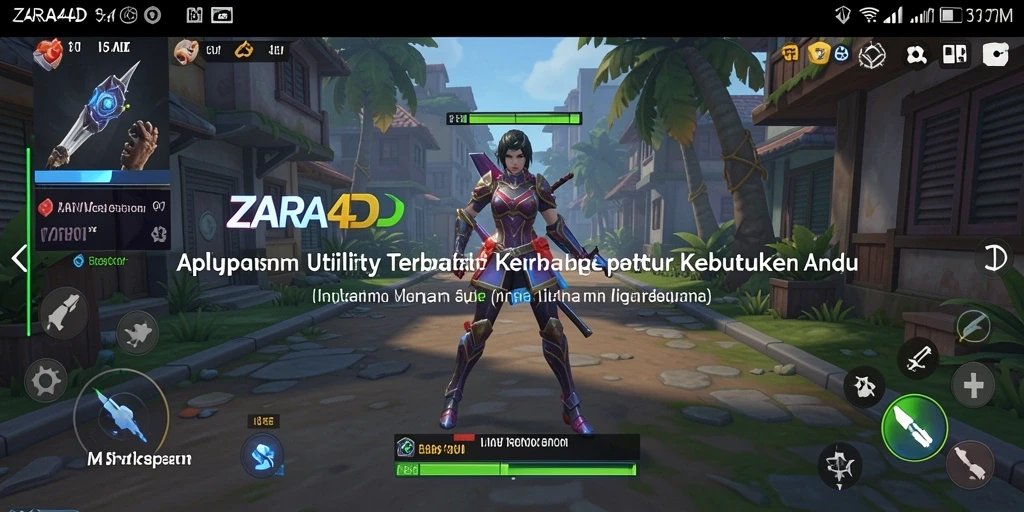 Tampilan antarmuka ZARA4D yang bersih dan mudah digunakan.
